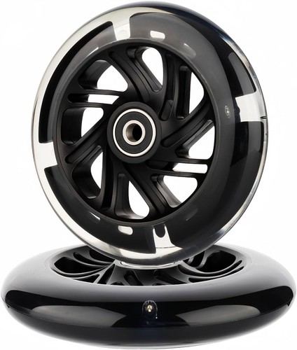 120mm light scooter wheels - 120mm, light-up